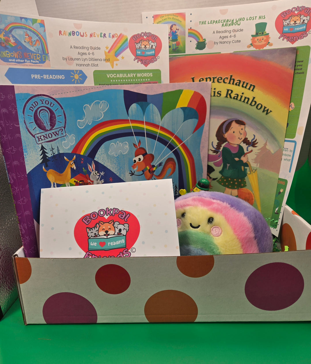 Rainbow Treasures Reading Box for Preschool and School Age (3-7)