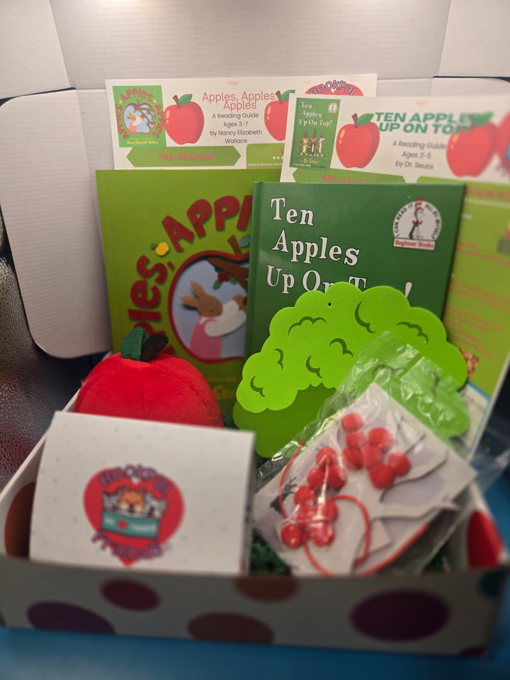 "Ten Apples & a Tale: A Juicy Reading Box" School Age (5-7)