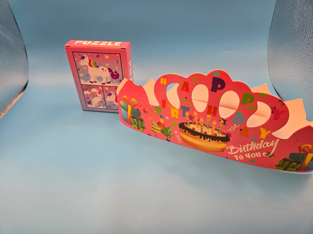 "Unicorn Dreams Birthday Box" School Age box age 5-7