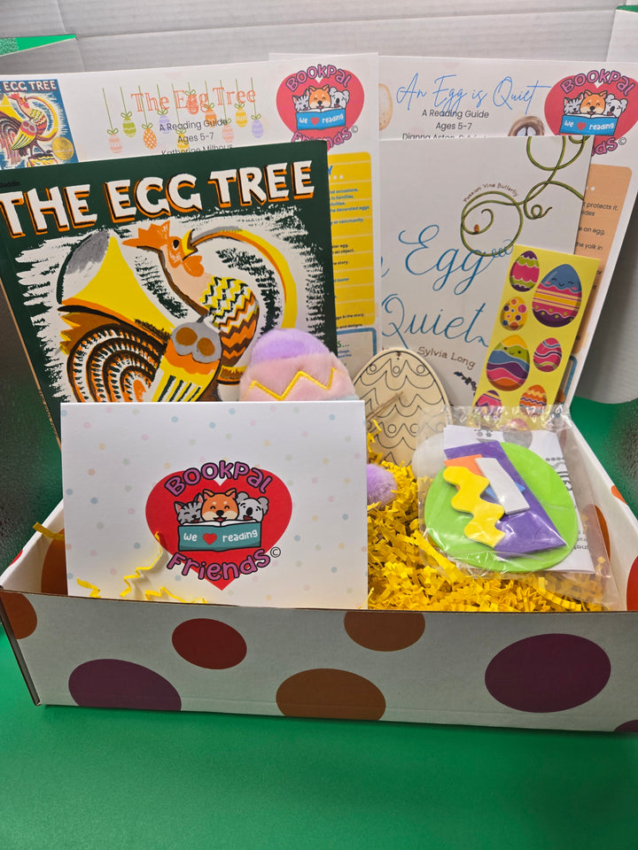 Cracking Open Stories: Egg-Themed Reading Box for Curious Kids Schiol Age (5-7)