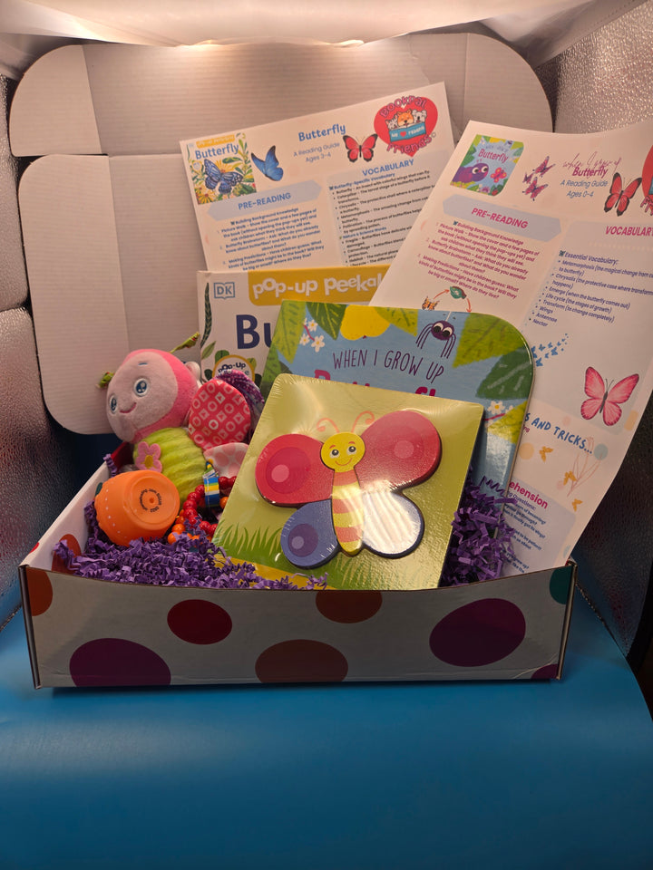 Flutter and Grow: A Butterfly Discovery Box for Little Learners! Ages0-2
