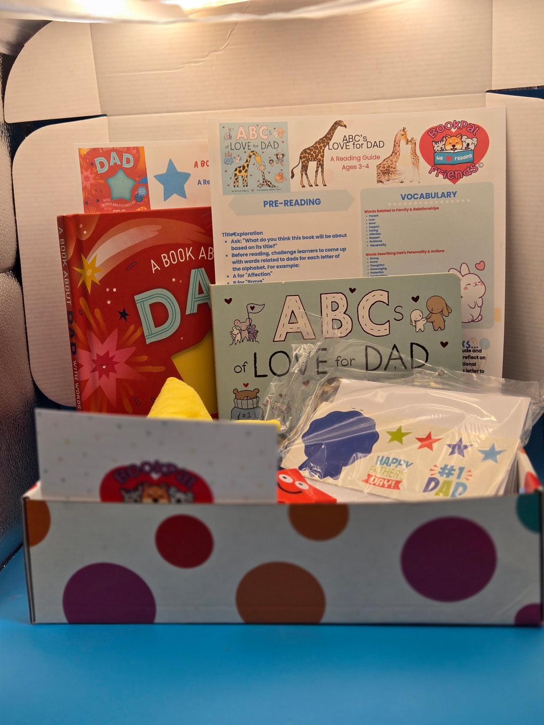 Shining Bright with Dad, A Reading Adventures Box for School Age (5-7)